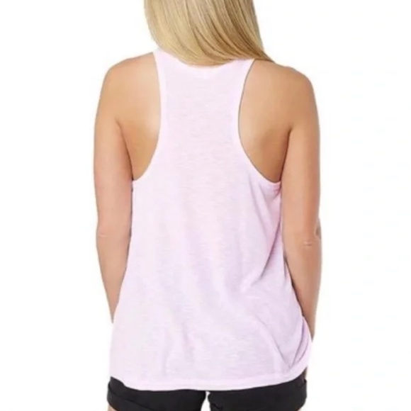 Intimately Free People Light Purple Ribbed Razor Back Longline Tank Top Size S - Picture 2 of 8